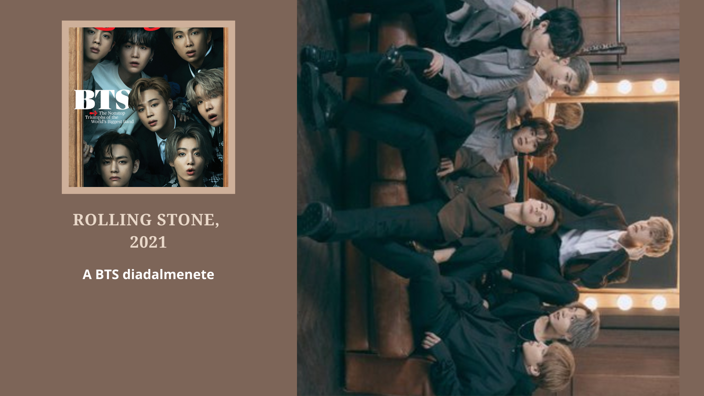 A Rolling Stone BTS-interjúja: A BTS diadalmenete
