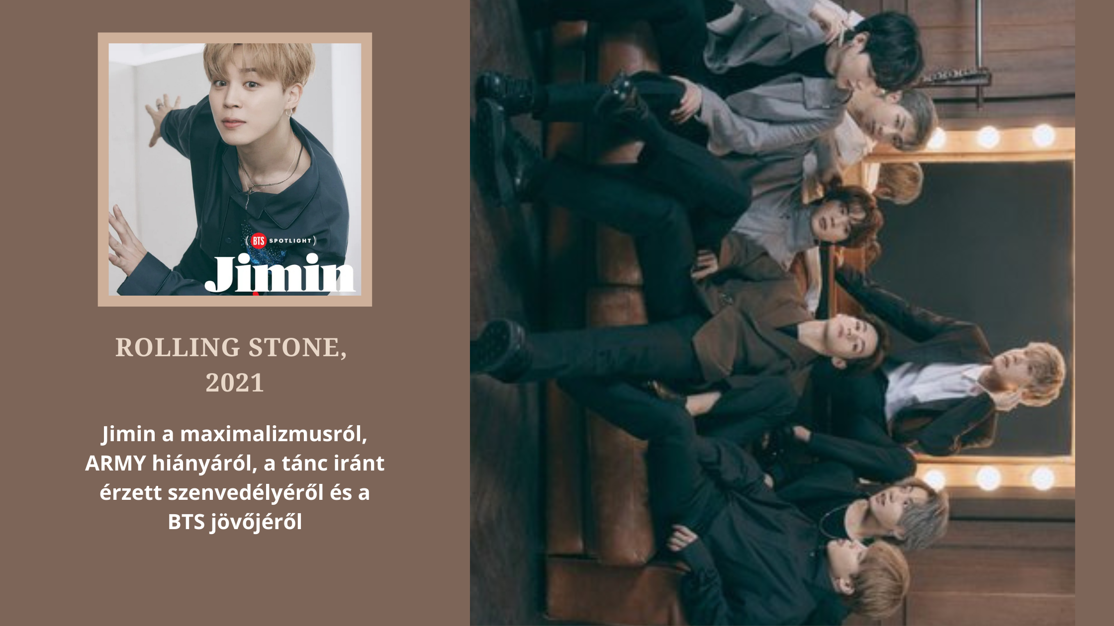 Interjúsorozat a BTS-szel: Jimin címlapsztori