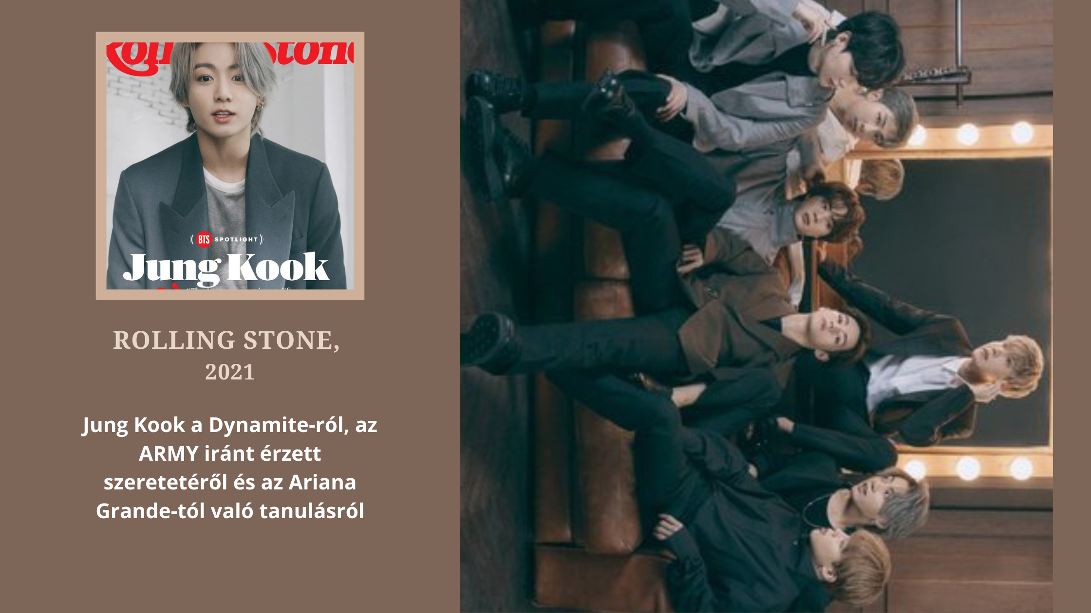 Interjúsorozat a BTS-szel: Jung Kook címlapsztori