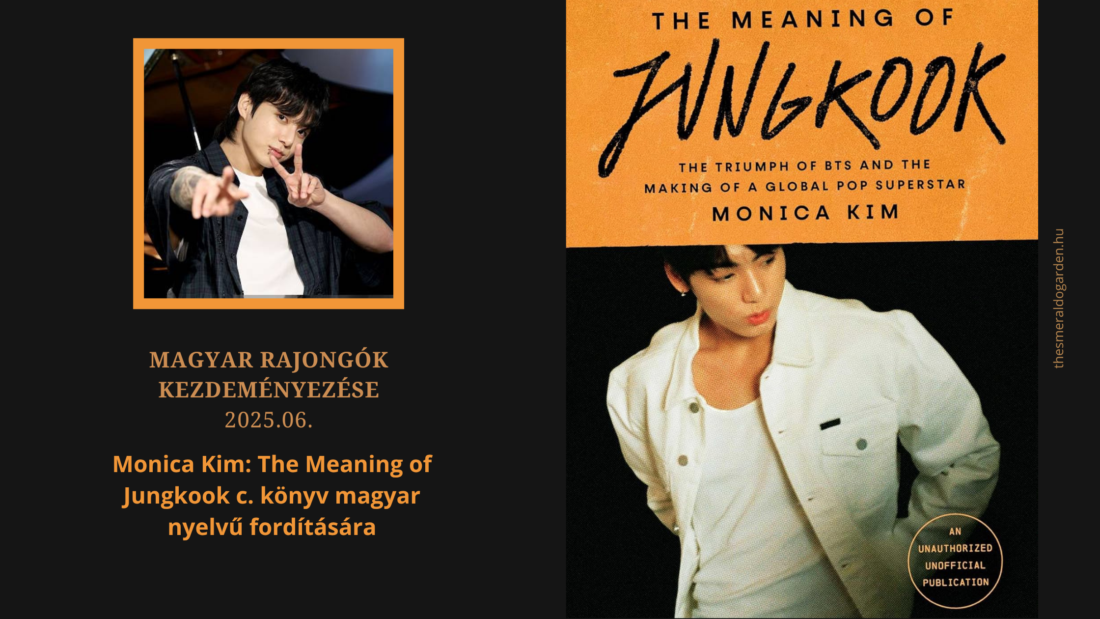 Magyar rajongói kezdeményezés: The Meaning of Jungkook c. könyv fordítására