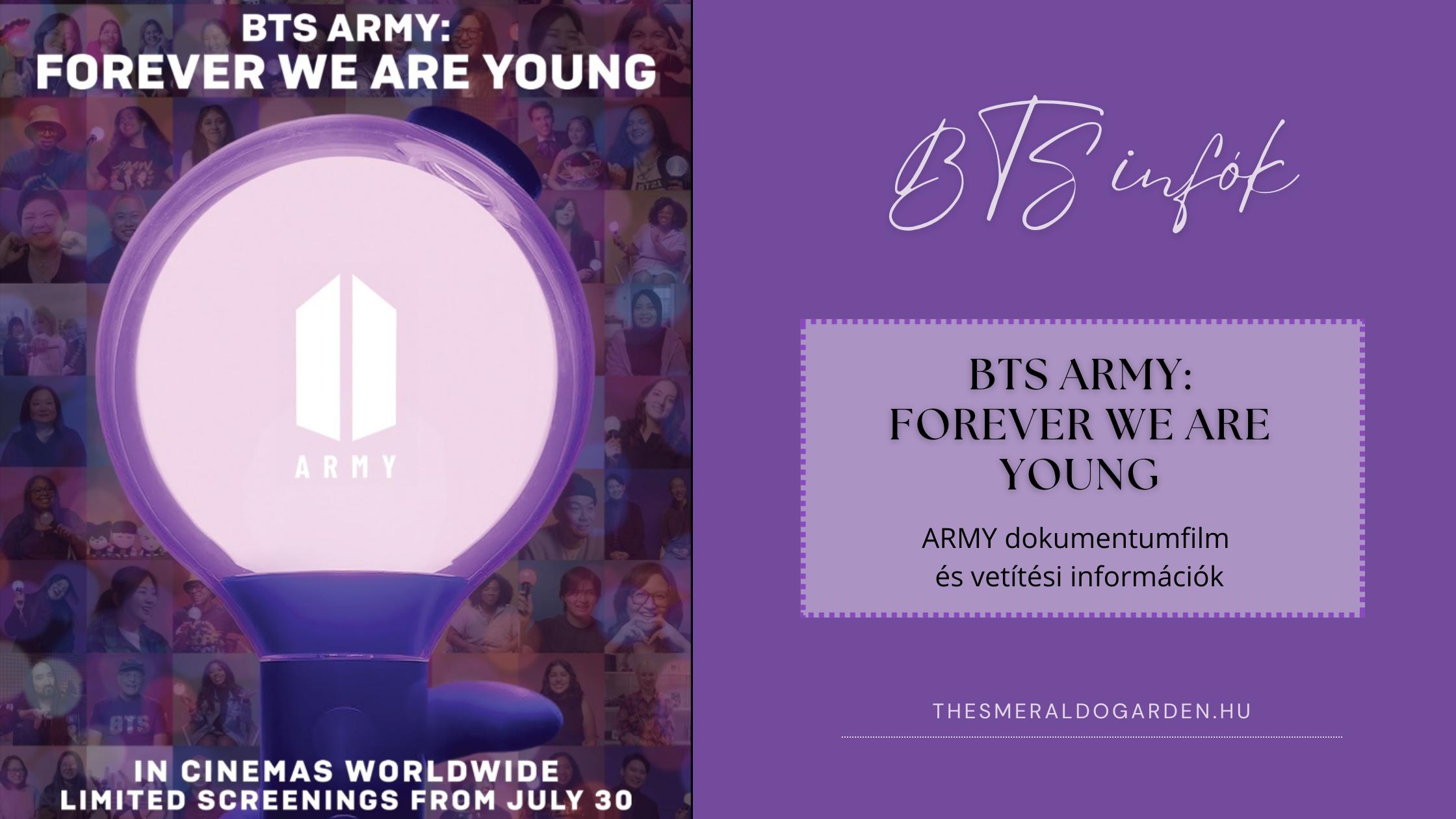 BTS ARMY: FOREVER WE ARE YOUNG mozipremier