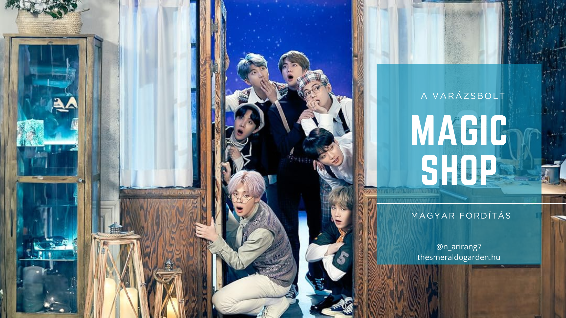 BTS – Magic Shop dalszöveg magyarul