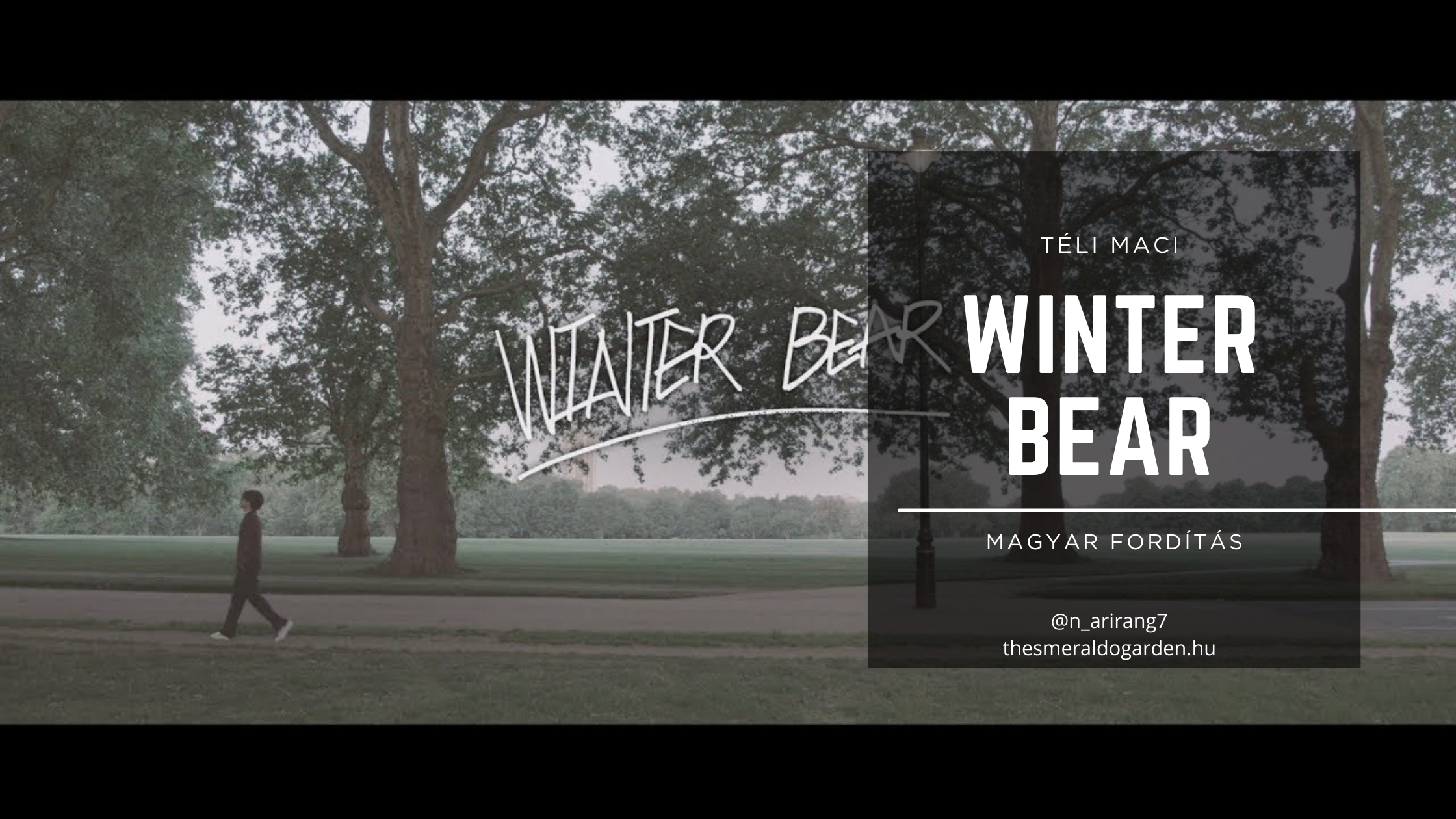 V – Winter Bear dalszöveg magyarul